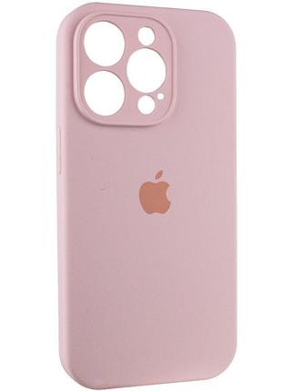 Чохол silicone case full camera protective (aa) для apple iphone 13 pro max (6.7") (рожевий / pink sand)* 2