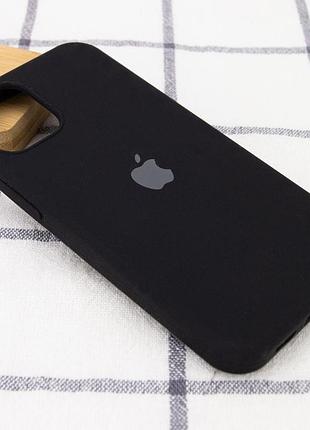 Чохол silicone case full protective (aa) для apple iphone 13 pro (6.1") (чорний / black) 12070 4