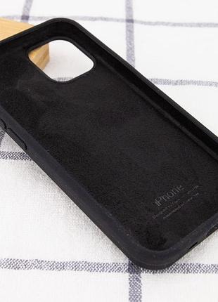 Чохол silicone case full protective (aa) для apple iphone 13 pro (6.1") (чорний / black) 12070 5