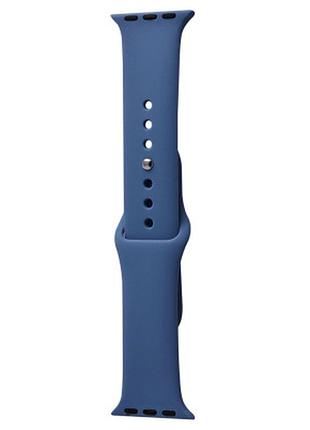 Силіконовий ремінець для apple watch sport band 42 / 44 / 45 / 49 (s/m & m/l) 3pcs (сірий / dark gray) 34825