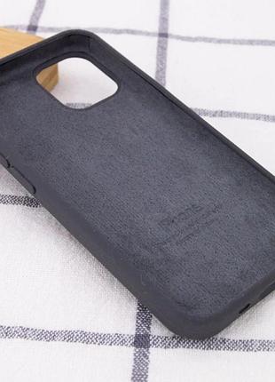 Чохол silicone case full protective (aa) для apple iphone 13 (6.1") (сірий / dark gray) 11997 3