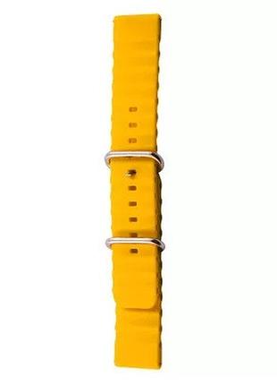 Ремешок ocean band для smart watch 22mm (желтый / yellow) 68669
