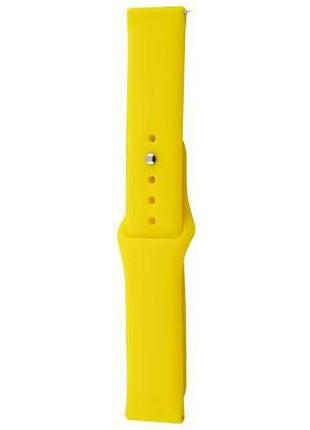 Ремінець xiaomi amazfit/samsung sport band 22 mm (yellow) 32575 32575 32575