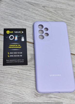 Чохол silicone cover full camera (aa) для samsung galaxy a33 5g (бузковий / dasheen) 56978
