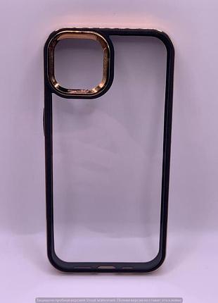 Чехол cristal new skin for iphone 13 gold