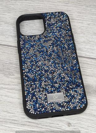 Чохол iphone 13 mini bling world blue 75446