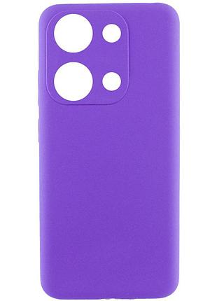 Чохол silicone cover lakshmi full camera (aaa) для xiaomi redmi note 13 pro 4g / poco m6 pro 4g (темно-синій / midnight blue)