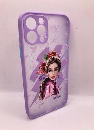 Чохол iphone 12 pro/ 12 wave cartoon pink sand
