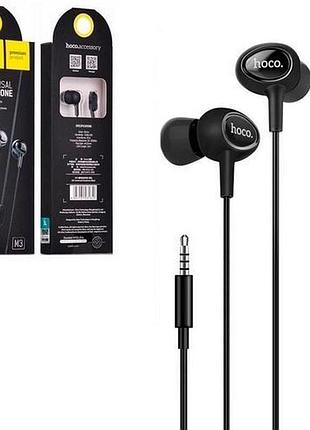 Навушники hoco m3 universal earphone black 22169 hoco