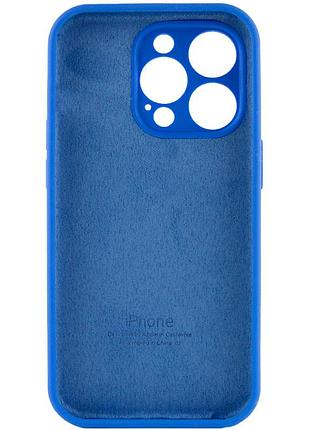 Чохол silicone case full camera protective (aa) для apple iphone 13 pro max (6.7") (синій / capri blue)* 4