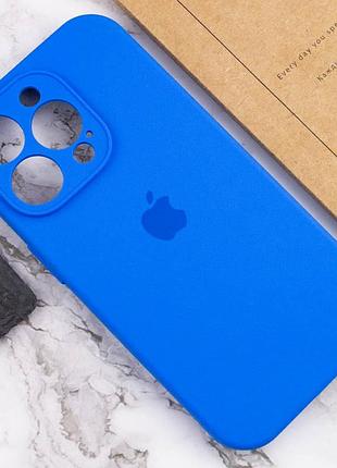 Чохол silicone case full camera protective (aa) для apple iphone 13 pro max (6.7") (синій / capri blue)* 5