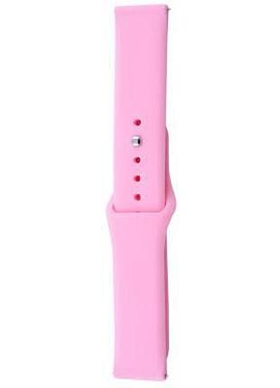 Силиконовый ремешок sport для smart watch 20mm (розовый / light pink) 68670