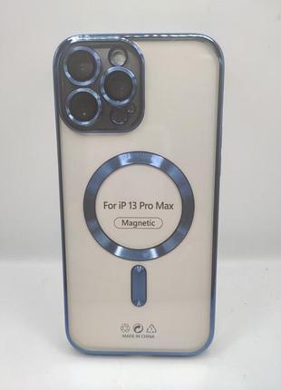 Чохол metal matte case with magnetic ring iphone 13 pro max (midnight blue) 54517 54517