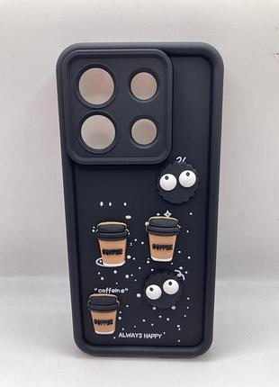 Чохол tpu toys case для xiaomi poco x6 / note 13 pro 5g (black / always happy) 72868