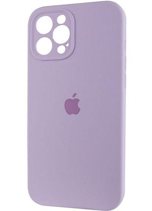 Чохол silicone case full camera protective (aa) для apple iphone 12 pro max (6.7") (бузковий / lilac)* 3