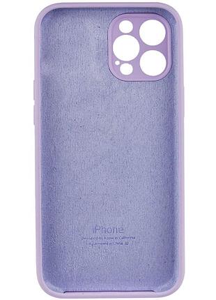 Чохол silicone case full camera protective (aa) для apple iphone 12 pro max (6.7") (бузковий / lilac)* 4