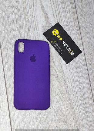 Чохол iphone xr silicon case full cover 3