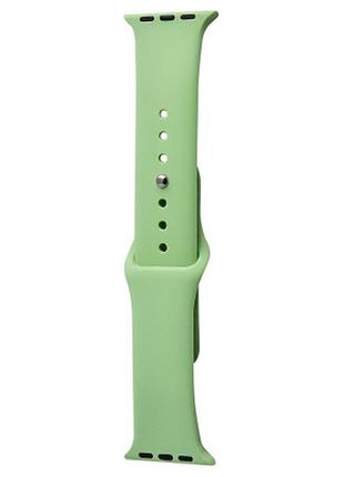 Силіконовий ремінець для apple watch sport band 38 / 40 / 41 (s/m & m/l) 3pcs (зелений / pine green) 32192 32192