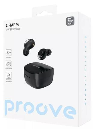 Бездротові навушники proove charm tws (app) (black) 62396
