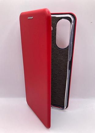 Шкіряний чохол-книжка classy для xiaomi redmi 13c / poco c65 (червоний) 00068685