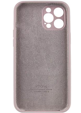 Чохол silicone case full camera protective (aa) для apple iphone 12 pro max (6.7") (сірий / lavender)* 4