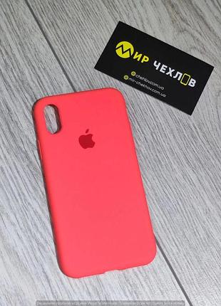 Чохол iphone xs silicon case full / 2