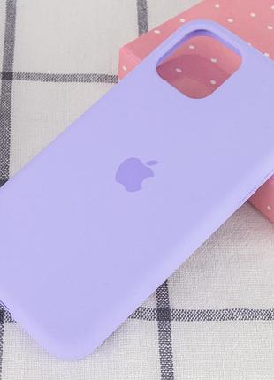 Чехол silicone case full protective (aa) для apple iphone 16 (6.1") (сиреневый / lilac) сиреневый сиреневый 2