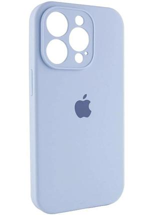 Чохол silicone case full camera protective (aa) для apple iphone 13 pro (6.1") (блакитний / lilac blue) 00050656 2