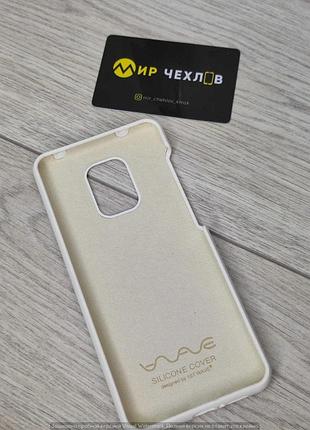 Чохол xiaomi note 9s/ note 9 pro/ note 9 pro max wawe silicon біле 2