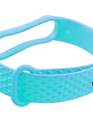 Ремінець rhomb для xiaomi mi band 3/4 (бірюзовий) 30247