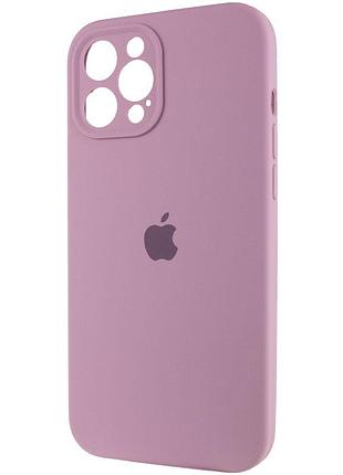 Чохол silicone case full camera protective (aa) для apple iphone 12 pro max (6.7") (ліловий / lilac pride)* 3