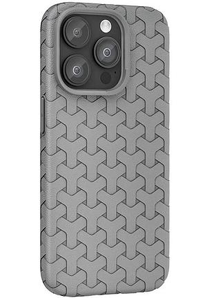 Чохол tpu weaving для apple iphone 14 pro (6.1") (grey) 74855 74855