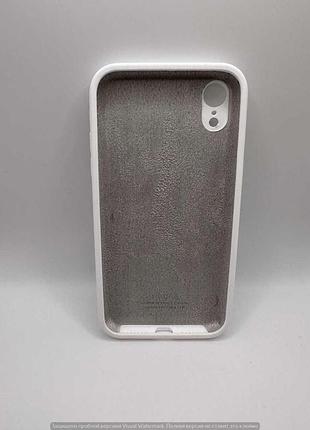 Чохол silicone case square full camera protective (aa) для apple iphone xr (6.1") (білий / white) 00040233 2