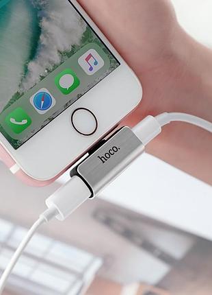Кабель кабель hoco ls24 lightning to lightning + lightning hoco 3
