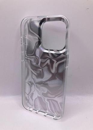 Чохол halographic glow case iphone 14 pro (silver) 57763 57763 3