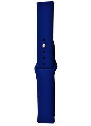 Силиконовый ремешок sport для smart watch 20mm (синий / deep navy) 00068670