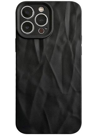 Чохол tpu texture для apple iphone 14 (6.1") (black) 71781