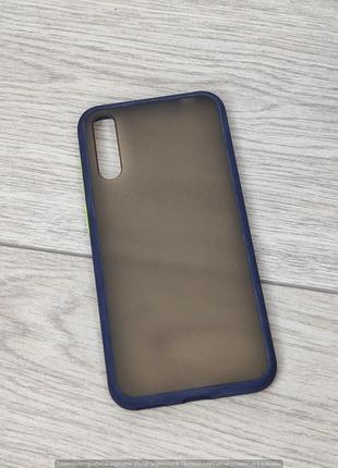 Чохол huawei p smart s/ y8p matte color тёмно-синій