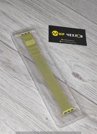 Вироби з силікону ремінець ріменець apple 38mm/40мм milanese loop yellow *