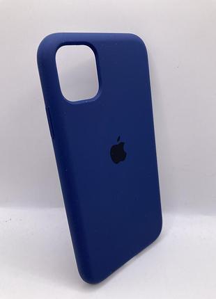 Чохол silicone case full protective (aa) для apple iphone 11 (6.1") (синій / deep navy) 00033130 00033130 2
