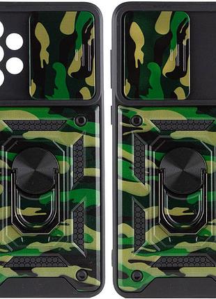 Ударостійкий чохол camshield serge ring для samsung galaxy a73 5g (зелений / army green) 54674