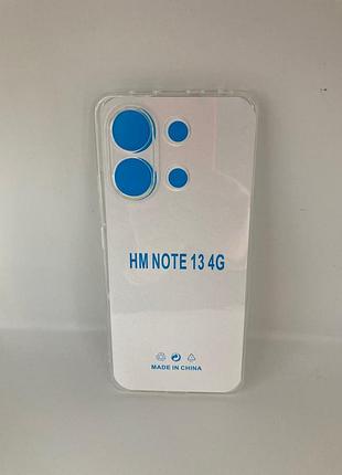 Tpu чохол epic transparent 1,5mm full camera для xiaomi redmi note 13 4g (безбарвний (прозорий)) 69246 69246