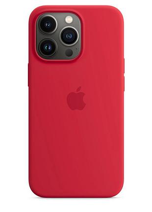 Silicone case with magsafe iphone 14 plus (1:1 original), (product) red