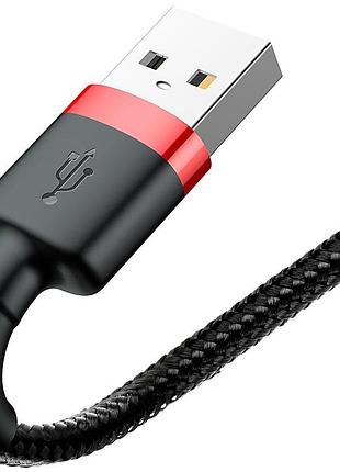 Кабель baseus cafule type-c cable 2a (3m) (red/black) 23461 3