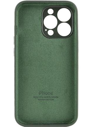 Чохол silicone case full camera protective (aa) для apple iphone 13 pro max (6.7") (зелений / cyprus green)* 2