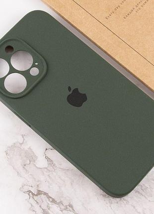 Чохол silicone case full camera protective (aa) для apple iphone 13 pro max (6.7") (зелений / cyprus green)* 4