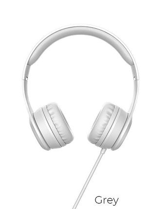 Навушники hoco w21 graceful charm (gray) 29273 hoco