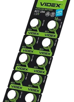Батарейка videx alkaline ag13 lr44 1.5 v (10 шт./100шт/1600шт) 22155