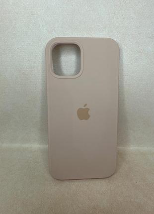 Чохол silicone case full cover iphone 12/12 pro pink sand pink sand pink sand pink sand