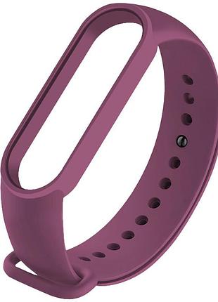 Силіконовий ремінець для xiaomi mi band 7 (фіолетовий / grape) 54947 54947